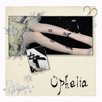 Ofelija Lolita ~ Saldus Baltas Vasarą Kojinės Ilgai Lolita aukštakulniais Kojinės iki Yidhra