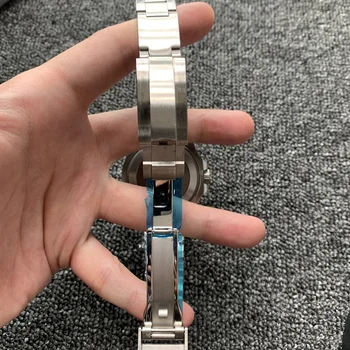 OUMASHI 44mm vyrų Automatinis mechaninis laikrodis, vyriški Safyro stiklas Šviesos giliai Nerūdijančio plieno jūros Miyota 8215 Laikrodis