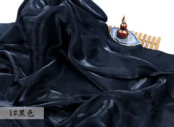 Palaipsniui spalvos audinio Mercerized šilko audinys Minkštas Kinijos etapo drabužiai, medžiagos, Siuvimo PASIDARYK pats marškiniai, sijonas, suknelė Kabo gerai