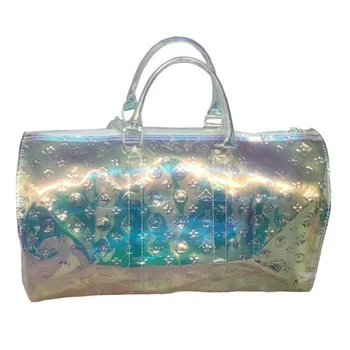Prabanga Rankinės Moterims, Krepšiai Dizaineris Spalvinga Skaidrūs Kelionės Krepšys Moterų Maišelį Laisvalaikio Bagažo Krepšys Nešiojamų Skaidrus Maišelis
