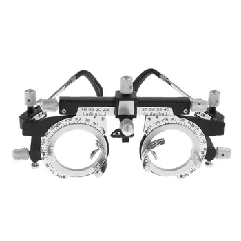 Reguliuojamas Profesinės Akiniai Optometry Metalo Rėmas Optinių Skaidulų Optikas Tyrimo Objektyvas Metalo Rėmas PD Akiniai Priedai