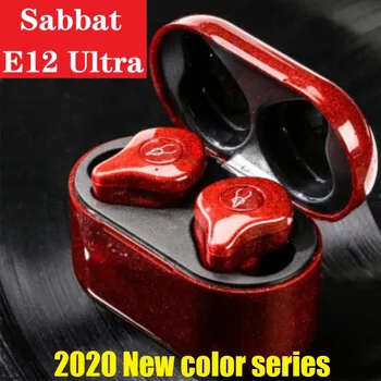 Sabbat E12 Itin Originalus Bluetooth5.0 TWS Ausines Bakstelėkite Kontrolės Sporto HiFi Stereo Ausinių наушнки Triukšmo mažinimo APTX fone