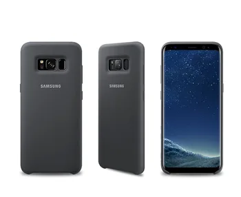 SAMSUNG Originalus Silikono Atveju Mobiliojo Telefono Dangtelį Samsung S8 S8plus S8 Plius S8+ SM-G Mados Minkštas Atgal Padengti Silikono Atveju