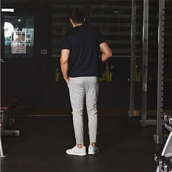 Skylę judesio kelnes vyrų kultūrizmo drabužių Pantalon mados vyrų jogger sveikatingumo kultūrizmo atsitiktinis stretch kelnės