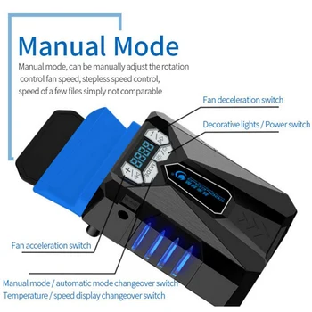 SOVAWIN LED Universalus Siurbimo Nešiojamas USB Nešiojamą kompiuterį Notebook Turbo Ventiliatorius Radiatoriaus Ultra Silent Aušinimo Ventiliatorius Reguliuoti Greitį Ekranas