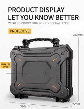 Taktinis Medžioklės Ginklą Saugos Atveju Fotoaparatas Apsaugos Atveju Vandeniui Ginklą Dėžutė su Putų Kamšalu +Saugos Užraktas Sunkiai Shell Dėžutę