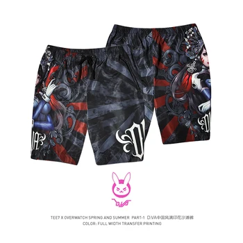 TEE7 Vyrų overwatch šortai žaidimas OW DV.Kinų stiliaus Vyrų Markės Boxer Glaudės Valdybos sporto Prarasti Paplūdimys šortai