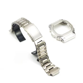 Titano Lydinio DW5600 GW-M5610 Žiūrėti Nustatyti Watchband Bezel/Case Metalo Dirželis Super Light