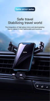 TOTU Originalus Automobilinis Telefono Laikiklis skirtas Apple iphone SE 11pro 12pro Mobiliojo Telefono Turėtojas 