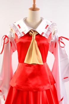 Touhou Project Hakurei Reimu Cosplay Kostiumų Flandre Scarlet Cosplay Suknelė, Pilnas Komplektas Pagamintas