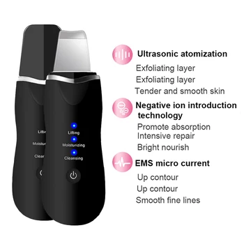 Ultragarsinis Odos Skruberis ir USB Inhaliatoriaus Veido Garlaivis Drėkintuvas Giluminio Veido Valymo Mašina Šveitimas Ant Veido Porų Cleaner