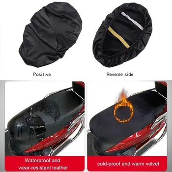 Universalus Motociklas Paspirtukas PU Odos Sėdynės Padengti Apsaugas nuo Saulės Anti - Dulkių, UV Rain Protector Pagalvėlės, Kilimėlis Pad S/M/L/XL/XXL