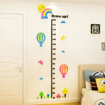 Vaikų Kambario Aukštis Priemonė Sienų Lipdukai Animacinių filmų Dekoro Darželio Veranda Aukštis Valdovas Sienų Lipdukai 3D Vaikams Dovanų 190*64cm