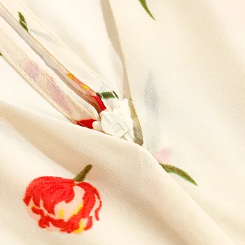 Vasaros moterų suknelė atsitiktinis gėlių spausdinti V-kaklo, trumpas rankovėmis slim suknelė Vestidos