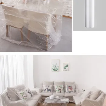 Vienkartiniai baldai dulkių dangtelis nuo dulkių šluoste dulkes, plėvelės apdaila, plastikiniai apsauginės plėvelės namų padengti apsauga nuo dulkių