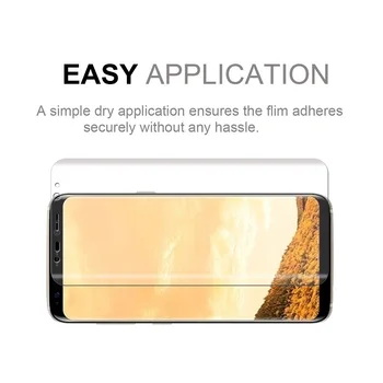 VSKEY 10vnt 3D Pilnas draudimas Screen Protector For Samsung Galaxy S9 Ultra Plonas Minkštas PET Apsauginės Plėvelės Samsung Galaxy S9 Plus