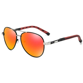 Vyrų Derliaus Aliuminio Poliarizuoti Akiniai nuo saulės Classic Prekės ženklo Saulės akiniai Vairavimo UV400 Akiniai Atspalvių Vyrams, Moterims, Akinių Mados