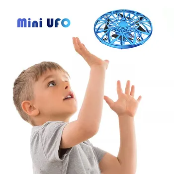 Wormom Mini Drone UFO Vaikams, Žaislai Plaukioja Sraigtasparnis RC UFO Drone Vertus Infraraudonųjų spindulių Jutikliai, Indukcijos Orlaivių Childern Žaislai, Dovanos