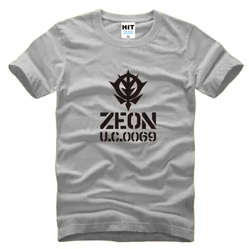 Zeon Anime Logotipu Mens Vyrų Marškinėliai Marškinėlius Mados M. Naujos Trumpas Rankovės O Kaklo Medvilnės marškinėliai Tee Camisetas Hombre