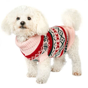 ŠLOVINGĄ KEK XS-XL Mažų Šunų Megztiniai Šiltas Rudens-Žiemos Drabužius šunims Šuniuką, Trikotažas Golfo Nėrimo Šunų Kailis Čihuahua Yorkie