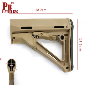 Žaisti maišelį Žaislinių ginklų įrangos priedai jinming mkm2 gelio ginklą PR PR V2 AR serija peties nailono galiniai peties šautuvas KD1