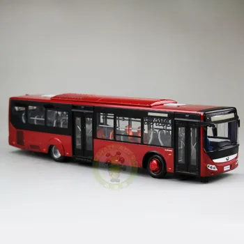 1/42 Masto Autobusų Modelis Kinijos YuTong Miesto Autobusų ZK6128HGK Diecast Modelio Automobilių, Autobusų Žaislai