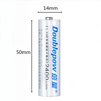1,5 v 2400mWh AA įkraunamos baterijos AA ličio baterija, greitas įkrovimas per USB 4 lizdas smart įkroviklis