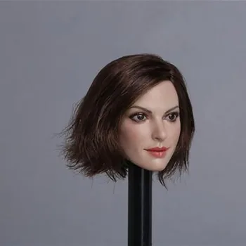 1/6 Masto Moterų Galvos Skulptūra Galvos Versija Modelį, New York Anne Hathaway Trumpų/Ilgų Plaukų Headplay 12