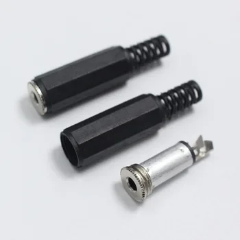 10vnt 3.5 mm Stereo Garso (Kištukas + Lizdas 3.5 mm Male Female Jack Kištukai Telefono laisvų Rankų įranga, Suvirinimo Tipas