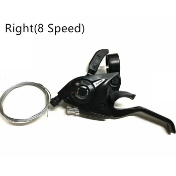 1Pair ST-EF51 pavarų shifter/stabdžių svirtelę 3 x 7,8 greitis, arba nustatyti, juoda v-stabdžiai už Kalnų Dviratį 