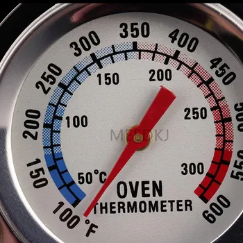 1pcs 50-300 laipsnį kepimo termometras priemonė nerūdijančio plieno orkaitės termometras sėdynės tipo krosnelė