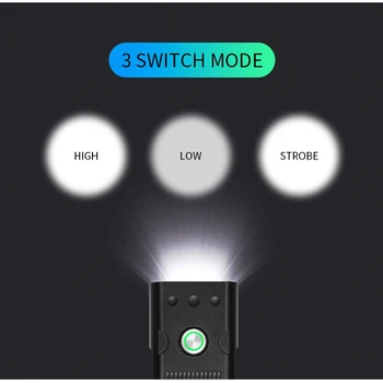 20000Lums Dviračių Šviesos L2/T6 USB Įkrovimo 5200mAh Dviračio Šviesos IPX5 atsparumas Vandeniui LED Žibintų Galia Banko Dviračių Priedai