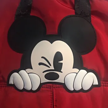 2019 Disney nauja raudona Mickey kuprinė iš kelionių kuprinė ponios animacinių filmų laisvalaikio krepšys
