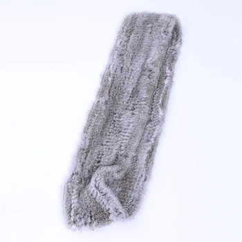 2020 m. Žiemos Originali Nekilnojamojo Triušio Kailio Vertus, Šaliko Mezgimo šalikai, šaliai, kaklaskarės Moterų Duslintuvo Apsiaustas Megzti Žiedą Infinity Šalikas Snood Šiltas Minkštas