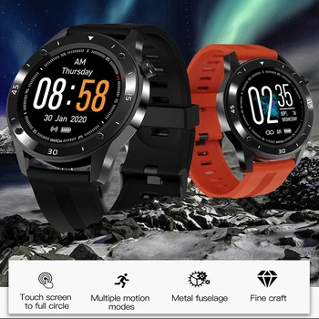 2020 Smartwatch F22 Turo Visiškai Jutiklinį Ekraną Sporto Smart Watch Vyrų GPS Širdies ritmo Tracker Fitneso Apyrankė Telefonų 