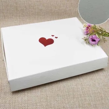 24pcs naujas stilius Laimingas Mather Dieną LAUKE Raudonos Širdies Didesnis Pratęsimo Vestuvių Naudai Lauke Balta Rožė Dizainas, kartoninės Dėžės 20x15x2.5cm