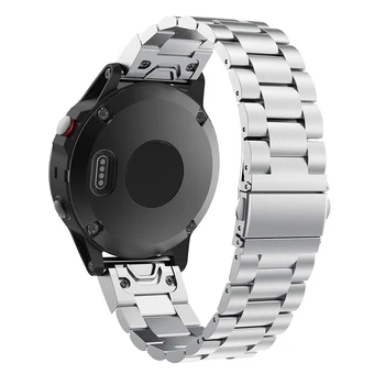 26 22 20MM Watchband Dirželis Garmin Fenix 5X 5 5S 3 3HR Pirmtakas 945/935 GPS Žiūrėti Greito Atleidimo Nerūdijančio plieno juostelės Riešo