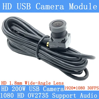 2MP plataus kampo 125degrees Stebėjimo kameros 1080P Full Hd MJPEG 30 kadrų per sekundę Didelės Spartos Mini VAIZDO Linux uv-C 