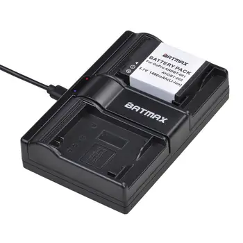 2X 1400mAh Baterija + Dual USB Įkroviklio GoPro HD HERO2 ir GoPro AHDBT-001, AHDBT-002 Hero 2