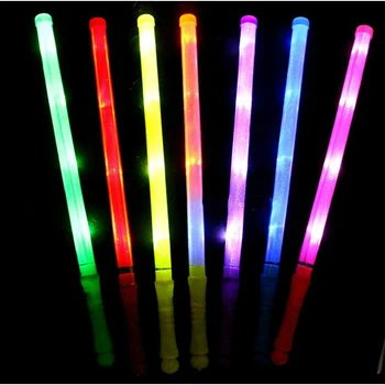 36pcs/daug Vestuvių dekoravimas 48cm Led Plastiko Stick Mirksi Švyti Lazdos neon lazdos Šalies Didmeninės šalies prekių
