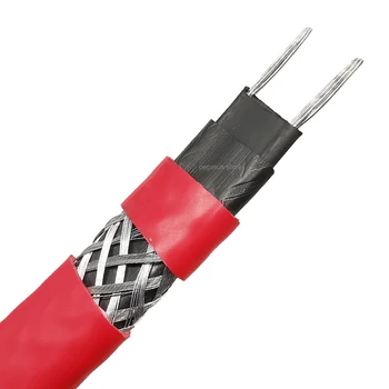 3m stiprinti 220V Liepsną šildymo kabelių kaip 14mm Savarankiškai regulat temperatūros Vandens vamzdynų apsauga Stogo apsaugos nuo apledėjimo šildymo kabelis