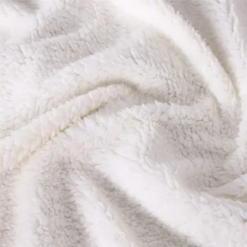 Amerikos Siaubo Istorija Antklodė 3D Spausdinimo Sherpa Antklodę ant Lovos Vaikams Mergina Gėlių Namų Tekstilės Sapnų Stiliaus 04