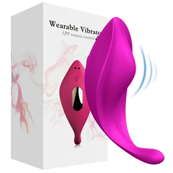 App Nuotolinio Kelnaitės Vibratorius, Sekso Žaislai, Poroms 12 Greičio Vibracija Kelnaitės G Spot Klitorio Stimuliatorius Nešiojami Panty Vibratorius