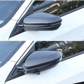 Automobilių Anglies galinio vaizdo Šoniniai Veidrodėliai Padengti Kepurės Apdaila tinka Honda Civic X 2016-2018