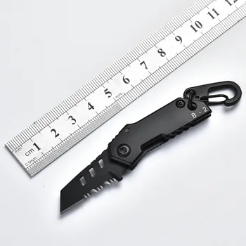 B2 Bombonešis Nano Ašmenys mini peilis Šveicarijos karinės peilis guolių plieno išėjęs į pensiją peilis sulankstomas keychain Kempingas Lauko Tools Peilis
