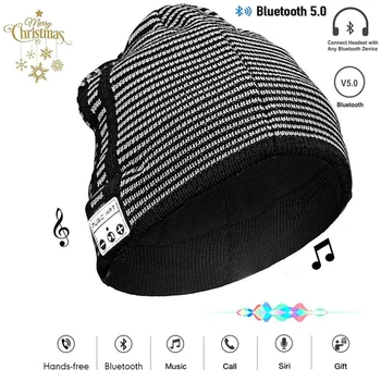 Bluetooth5.0 Beanie Skrybėlių 2020 M. Atnaujinti, Ausinių laisvųjų Rankų vidinis Garsiakalbis 