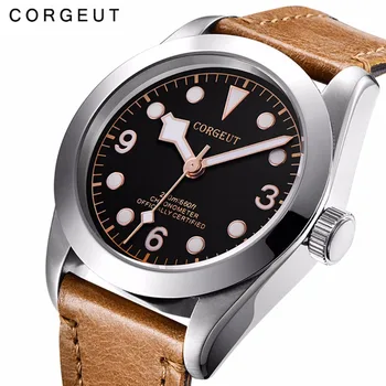 Corgeut naujas Prabangus Top Brand Mens Mechaniniai Laikrodžiai Automatinė vandeniui sporto laikrodis vyrų Žiūrėti Vyrų šviesos Relogio Masculino