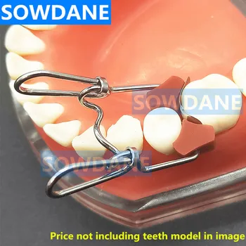 Dantų Ortodontinis Add-On Autoclavable Silicio Gumos Tamprumo Pleišto Pleištai Dantų Įrašą Matrice Sumaišyti Pavasario Odontologinės Medžiagos