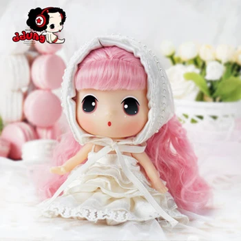 Ddung Lėlės Gražus Princesė 18cm Originali korėjos Pakeisti Padažu Lėlės Rožinė Princesė Lovely Baby Girl Šiuo Dovanų Kolekcija