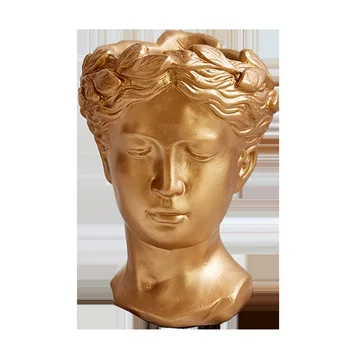 Deivės galvos Vazonas graikų Statula Retro Veneros Vaza Namų Dekoro Priedai Ornamentu Namų Dekoro Stalo Dekoratyvinę